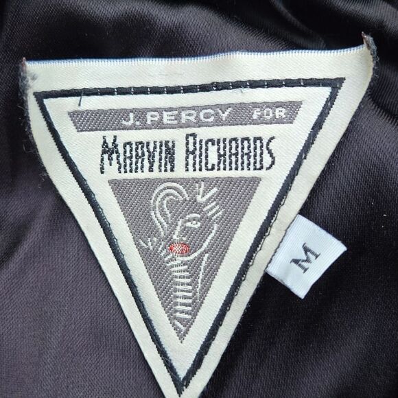 J. PERCY FOR MARVIN RICHARDS vintage faux fur jacket size med oversized - Picture 4 of 12